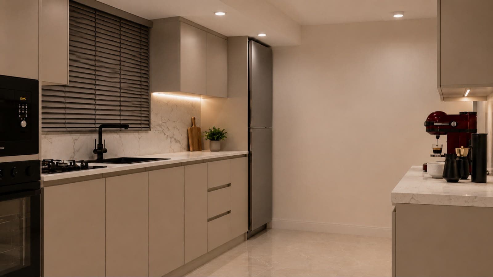 İstanbul Bakırköy mutfak ve banyo iç mimari tasarım görünümü 3.