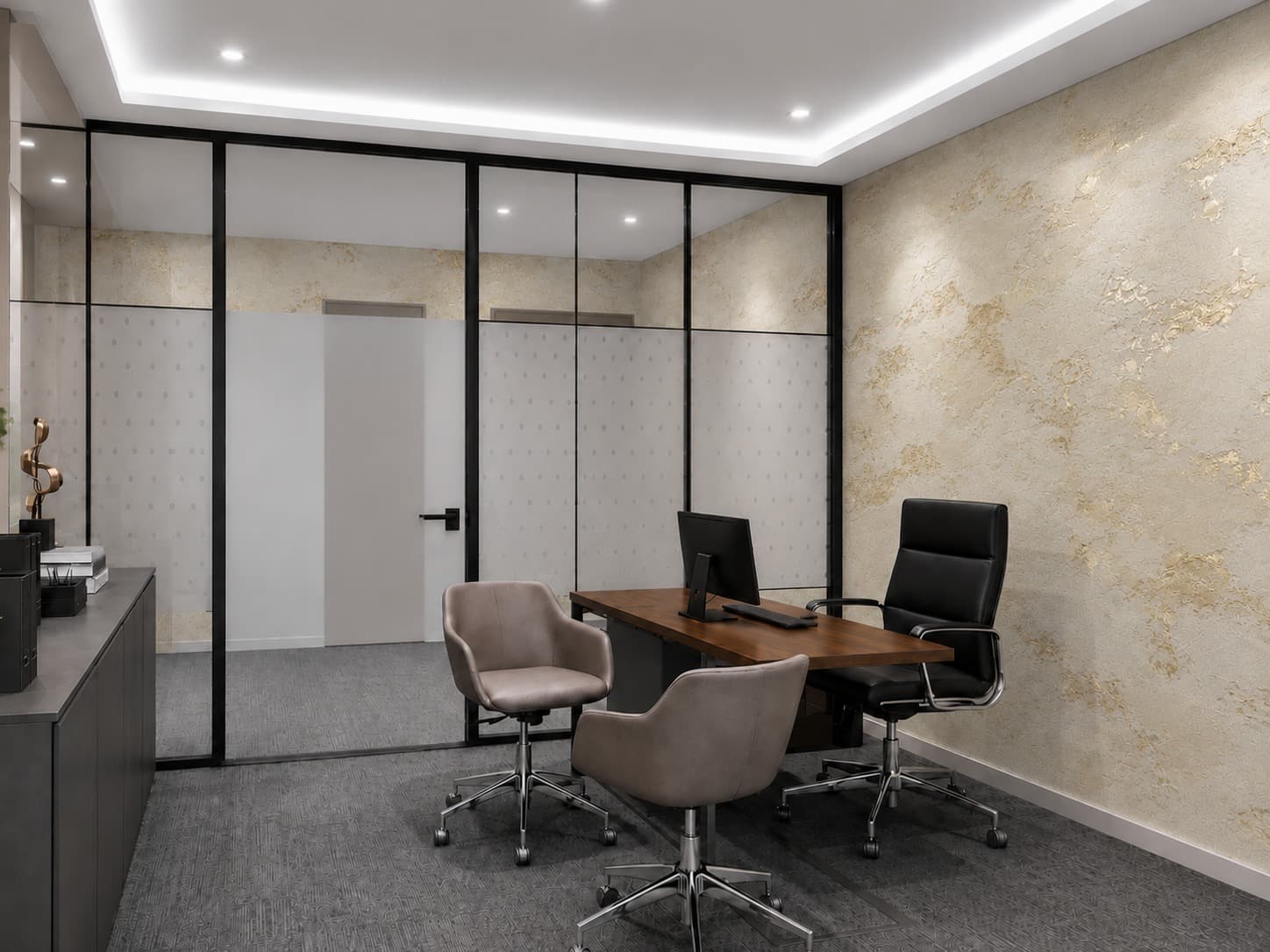 HMF Group Esenyurt ofis iç mimari tasarım görünümü 3.