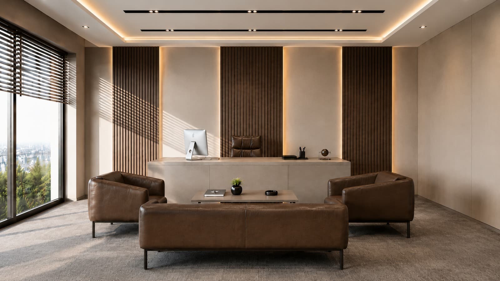 HMF Group Esenyurt ofis iç mimari tasarım görünümü 8.